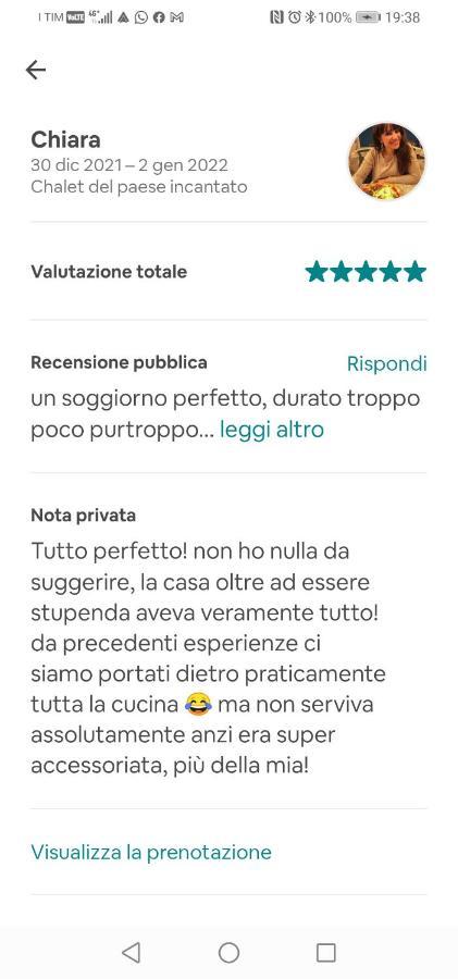 Chalet Del Paese Incantato Монченизио Экстерьер фото